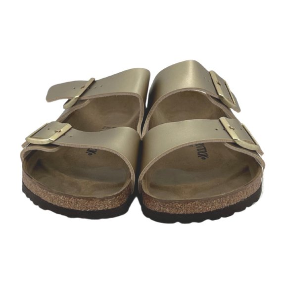 Birkenstock Women's Arizona Sandals | Gold | Various Sizes - Picture 2 of 6